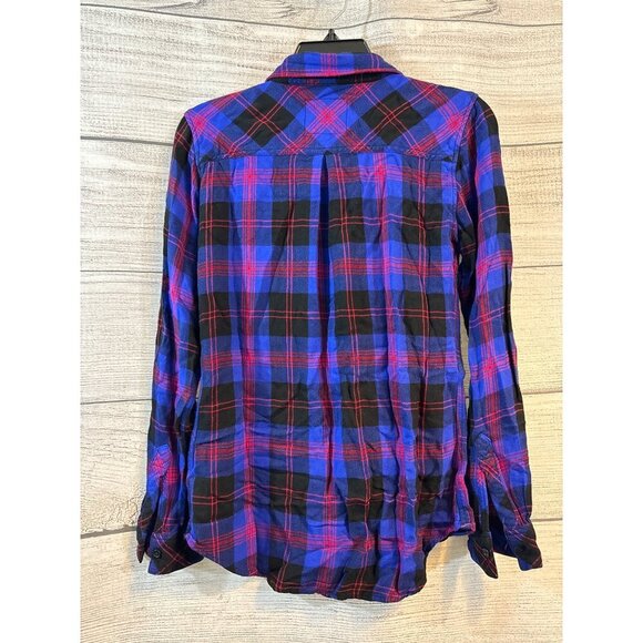 Rails Plaid Long Sleeve Button-Up Shirt Size XS - Picture 2 of 2